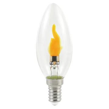 Thorgeon LED kaarslamp vlameffect E14 0.5W 1800K flikkerl..., Ophalen of Verzenden, Nieuw