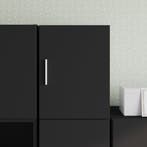 vidaXL Wandkast 30x42,5x40 cm bewerkt hout zwart, Minder dan 50 cm, Verzenden, Nieuw, Minder dan 100 cm