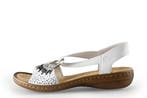 Rieker Sandalen in maat 37 Wit, Verzenden, Wit, Sandalen of Muiltjes, Zo goed als nieuw