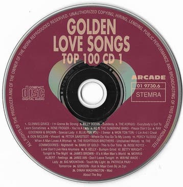 Various - Golden Love Songs Top 100 - Non Stop The Most Beau, Ophalen of Verzenden, Gebruikt