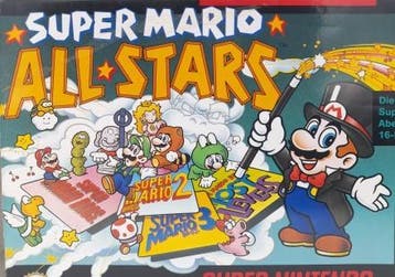 MarioSNES.nl: Super Mario All-Stars Compleet - iDEAL!, Ophalen of Verzenden, Gebruikt