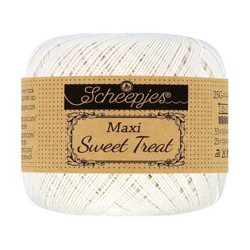 Scheepjes Maxi Sweet Treat - 105 bridal white - Gemerceris, Ophalen of Verzenden, Nieuw