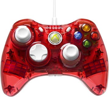 PDP Xbox 360 Controller Wired Rock Candy Rood, Ophalen of Verzenden, Zo goed als nieuw