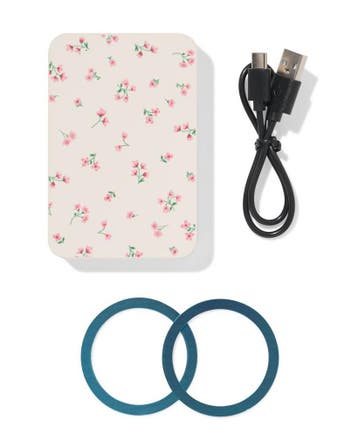 HEMA Magnetische powerbank 10.000mAh bloemen, Verzenden, Nieuw