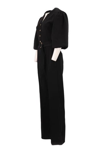 Aaiko Jumpsuit in maat XS Zwart, Aaiko, Verzenden, Zo goed als nieuw, Zwart