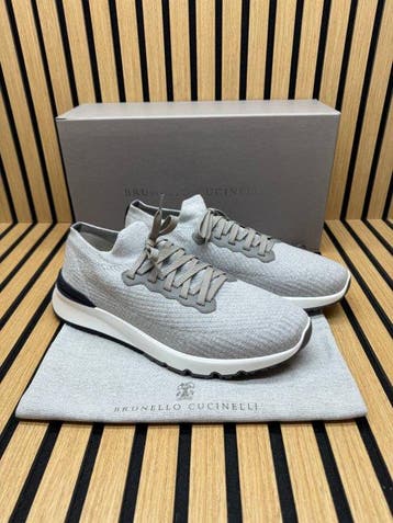 Brunello Cucinelli - knit - Sneakers - Maat: EU 44 - Nieuw, Kleding | Heren, Nieuw