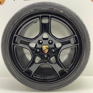 Porsche Boxster/Cayman 987 19inch Carrera S met banden, Gebruikt, 265 mm, Banden en Velgen, Personenwagen