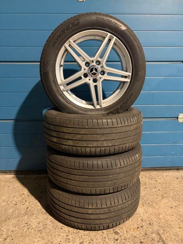 17 inch velgen Mercedes Vito met zomerbanden, Auto-onderdelen, Ophalen, Gebruikt, Banden en Velgen, 17 inch