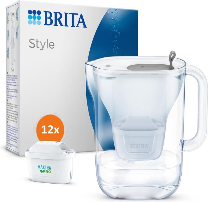 Brita Waterfilterkan Style + MAXTRA PRO Waterfilter 12-pack, Witgoed en Apparatuur, Onderdelen en Toebehoren, Verzenden