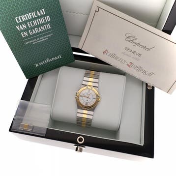 Chopard St. Moritz 8023; 18k. Goud/Stalen Horloge, Sieraden, Tassen en Uiterlijk, Horloges | Heren, Overige merken, Staal, Polshorloge