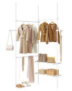 Telescopisch Kledingrek – Verstelbare Garderobe met Haken, Verzenden, Nieuw
