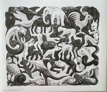 M.C. Escher (1898-1972) - Mosaic II