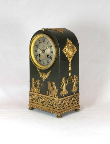 Pendule - Metaal - 1800-1850 - brons-gepatineerd