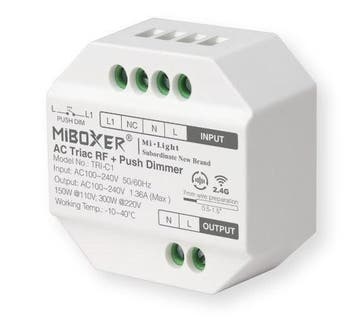 Dimmer Module AC Triac RF+Push MiBoxer, Hobby en Vrije tijd, Ophalen of Verzenden, Nieuw