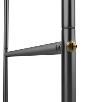 Rozenboog Zwart 240x140x37cm (Tuinbogen pergola), Tuin en Terras, Verzenden, Nieuw