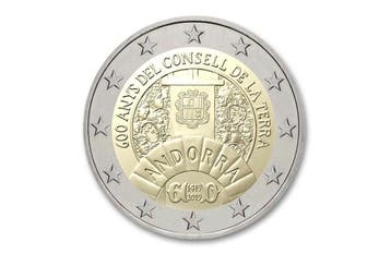 2 euro Consell de la Terra 2019 - Andorra, Verzenden