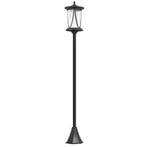 Zonne Straatlantaarn LED, IP44, ABS, 17B X 17T X 127H Cm, Me, Tuin en Terras, Verzenden, Nieuw