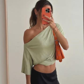 Zomerse One Shoulder Top met Korte Mouwen - Stijlvol en Sexy, Verzenden, Nieuw