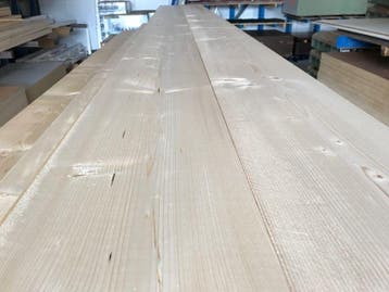 Vuren vloerdelen KD geschaafd 25x280x5000mm, Ophalen of Verzenden, Nieuw, Vuren