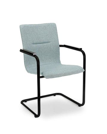 Workliving vergaderstoel X6 - sledeframe - wolvilt Fenice..., Verzenden, Nieuw in verpakking