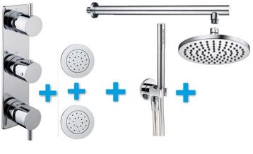 One-Pack inbouwthermostaatset type 17 (20cm), Verzenden, Nieuw