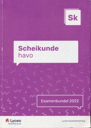 Examenbundel Scheikunde Havo 2022, Boeken, Schoolboeken, Verzenden, Nieuw