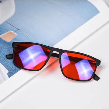 Blue Light Bril Rood Filter voor Slaap en Schermgebruik, Verzenden, Nieuw
