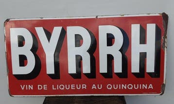Foremail - BYRRH - Reclamebord - Emaille