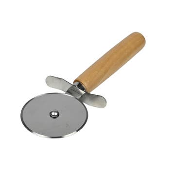 Benson Pizzasnijder - RVS wiel - Houten handvat - Duimbes..., Ophalen of Verzenden, Nieuw