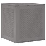 vidaXL Opbergbox met opslag Lichtgrijs 55 x 53 x 57 cm, Verzenden, Nieuw