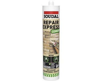 Soudal repair express cement 300 ml, ral 1005, koker, Verzenden, Nieuw
