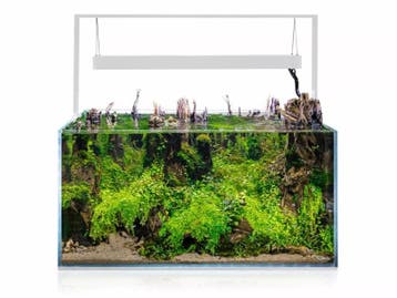 Osaka Ultrascape wit 90x60x45cm aquarium + 4x LED verlichtin, Ophalen of Verzenden, Nieuw, Leeg aquarium