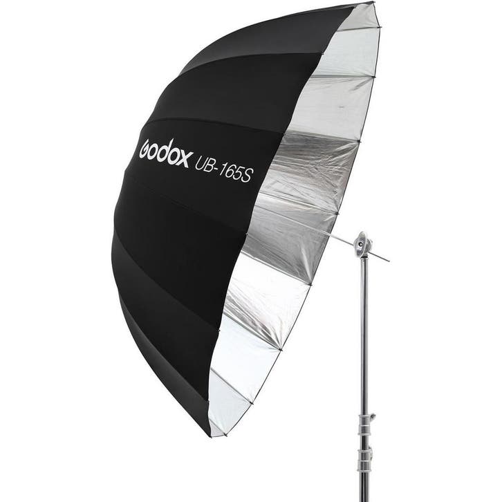 Godox 165cm Parabolic Umbrella Black&Silver, Audio, Tv en Foto, Fotografie | Flitsers, Nieuw, Overige merken, Ophalen of Verzenden