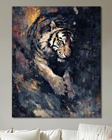 Wysocky John - Rustic Tiger - XL, Antiek en Kunst
