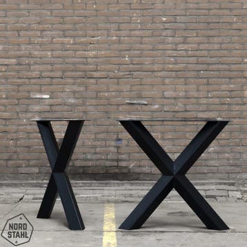 Stalen onderstel tafel - Diamond X leg - Nordstahl, Verzenden, Nieuw