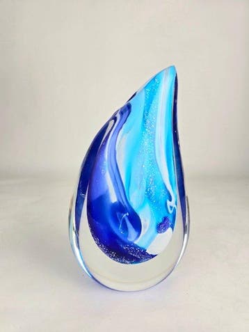 Oball - Vaas - Sommerso - Muranoglas - Blu