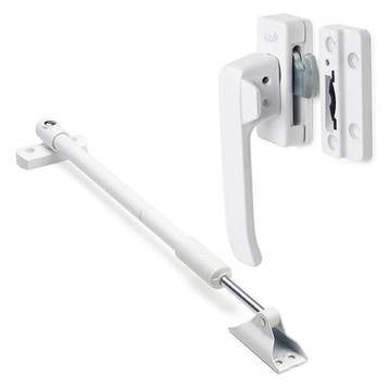 2x Raamsluiting met blinde bevestiging + Telescopische, Verzenden, Nieuw