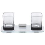 Glashouder Met Planchet Dubbel Geesa Shift Chroom, Ophalen of Verzenden, Nieuw