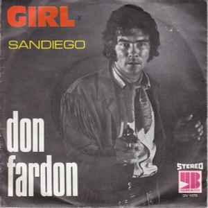 vinyl single 7 inch - Don Fardon - Girl, Verzenden, Zo goed als nieuw, 7 inch, Rock en Metal