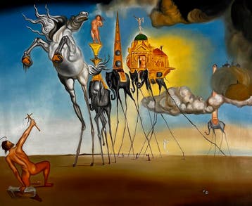 De Metamorfose van Narcissus - Dali Handgeschilderd, Ophalen of Verzenden, Nieuw