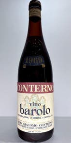 1969 Giacomo Conterno - Barolo - 1 Fles (0.72L), Verzamelen, Nieuw