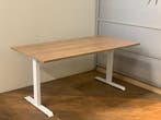 Verstelbaar Bureau - Wit Onderstel - Havanna Bureaublad, Huis en Inrichting, Bureaus, Verzenden, In hoogte verstelbaar, Nieuw
