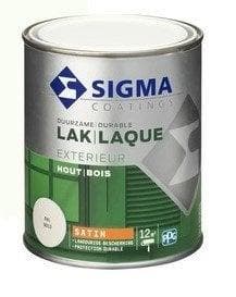 Sigma Lak Exterieur Satin - RAL 3005 - 0,75 liter (Lakverf), Overige kleuren, Nieuw, Ophalen of Verzenden, Lak