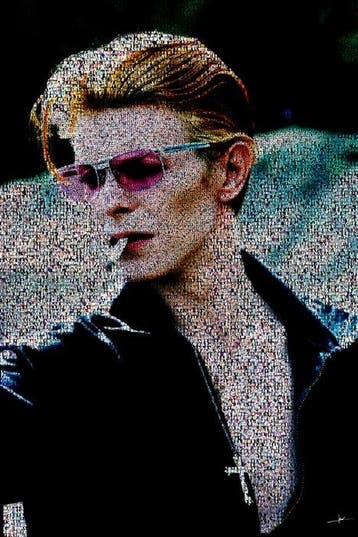 David Law (1967) - Crypto Bowie IV 2.0 - Format XL 50X75