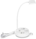 Bureaulamp - Tafellamp - Tafellamp slaapkamer - Wit - Aigost, Huis en Inrichting, Lampen | Tafellampen, Verzenden, Zo goed als nieuw