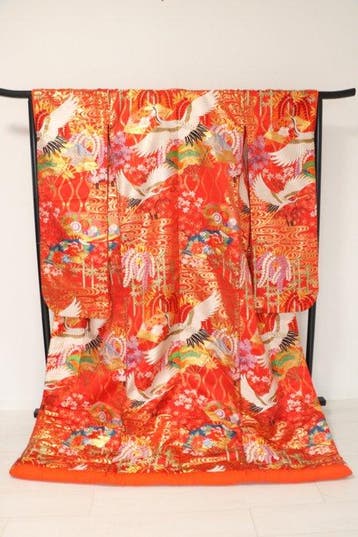 kimono- iro-uchikake-Japan - Zijde - Japan - 1900-2000, Antiek en Kunst