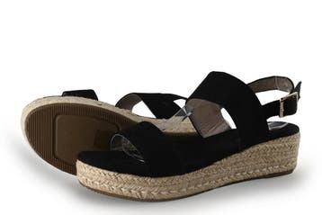 Dolcis Sandalen in maat 42 Zwart, Dolcis, Verzenden, Zwart, Sandalen of Muiltjes
