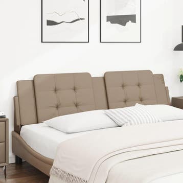 vidaXL Hoofdbordkussen Zadar 180 cm kunstleer, Verzenden, Nieuw, Bruin, Overige materialen