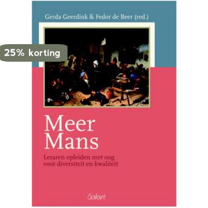 Meer mans 9789044130256, Boeken, Studieboeken en Cursussen, Gelezen, Verzenden
