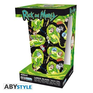 Rick and Morty Portal XXL Glas, Ophalen of Verzenden, Nieuw